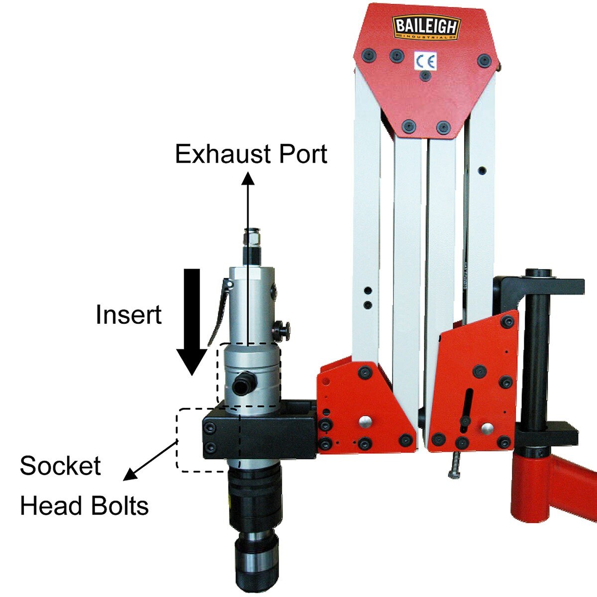 Baileigh Industrial BA9-1000327 ATM-27-1900 Pneumatic Tapping Arm - 6