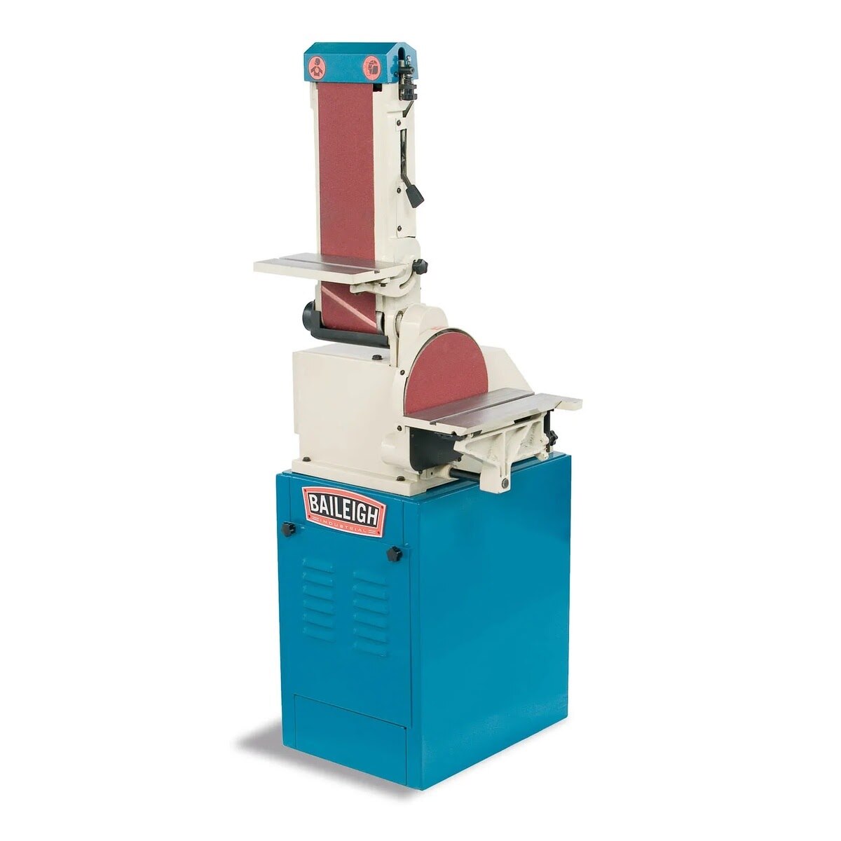Baileigh Industrial BA9-1230715 DBG-106-V2 6" x 48" Belt and 10" Disc Combination Grinder 115V