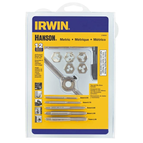 Irwin 1765541 12-Piece Metric Tap and Die Set
