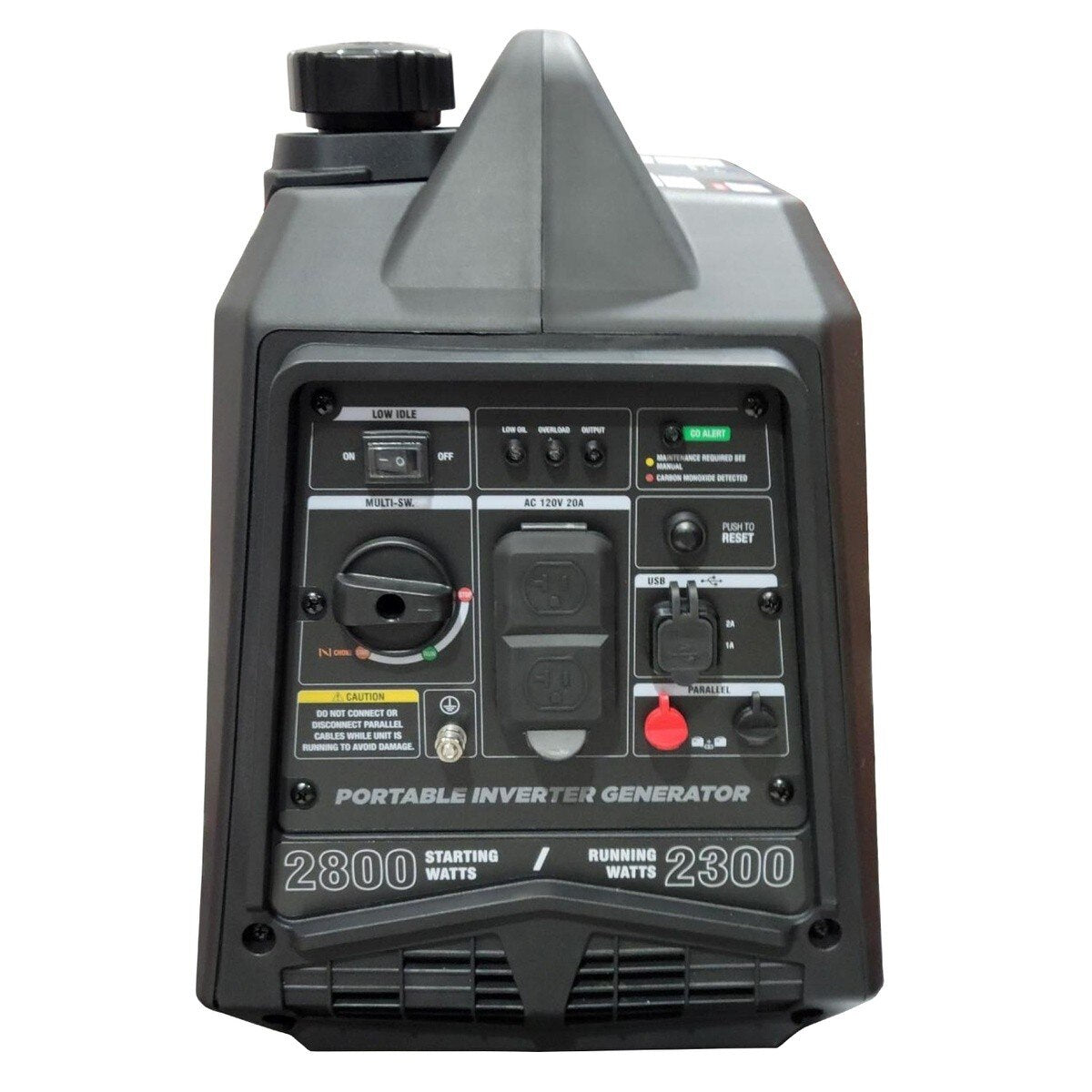 Benner-Nawman BNG2300iSAC 2300W Rated 2800W Max Portable Inverter Generator with CO Shutoff - 3