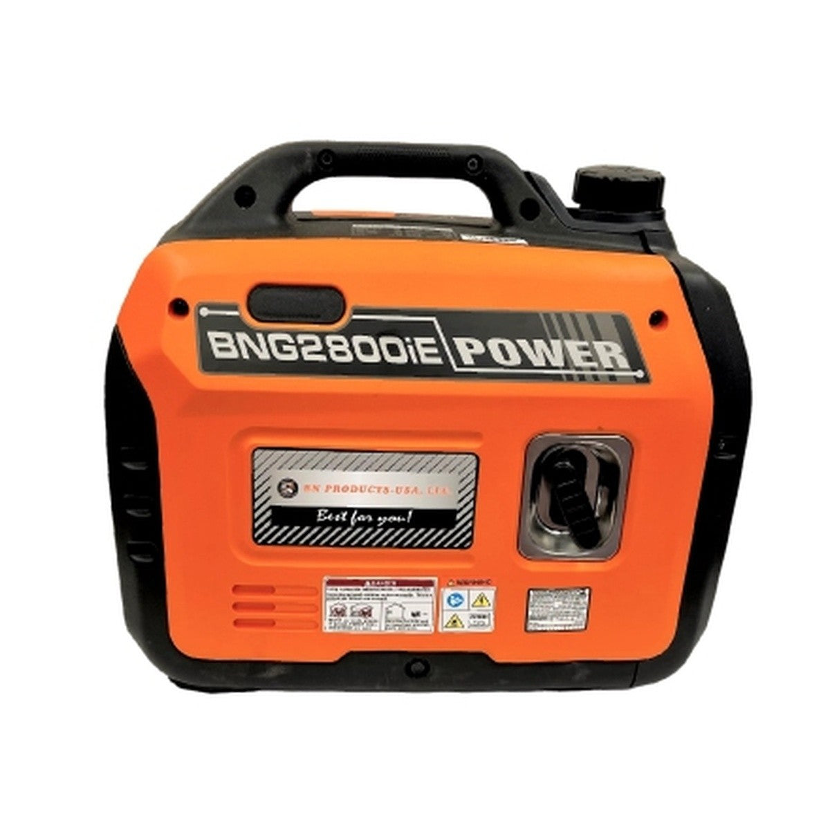 Benner-Nawman BNG2800iE 2800W Rated 3000W Max Inverter Generator Recoil Start Enclosed Frame