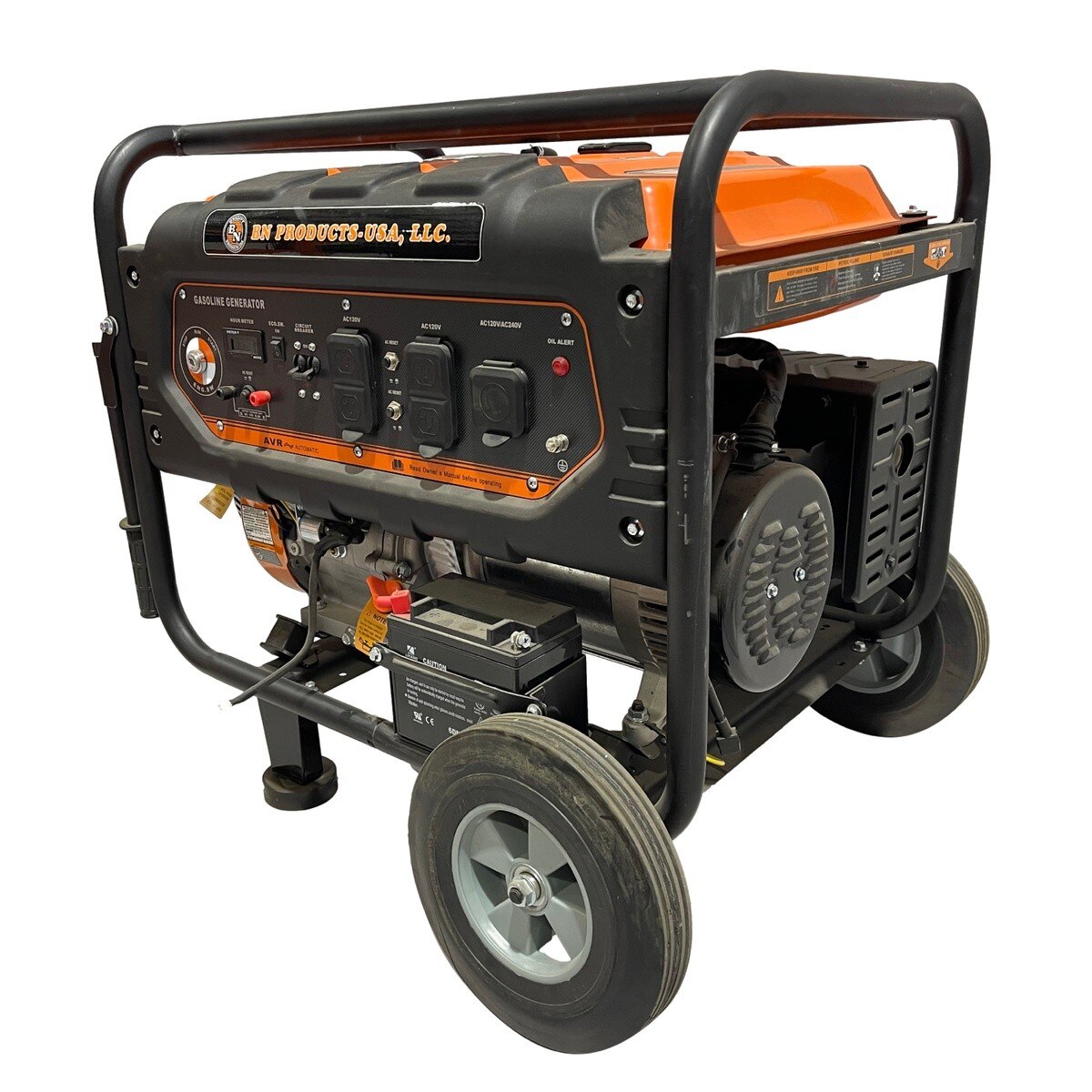 Benner-Nawman BNG6500 6500W Rated 7000W Peak Gasoline Generator with Electric Start CARB Certified - 2