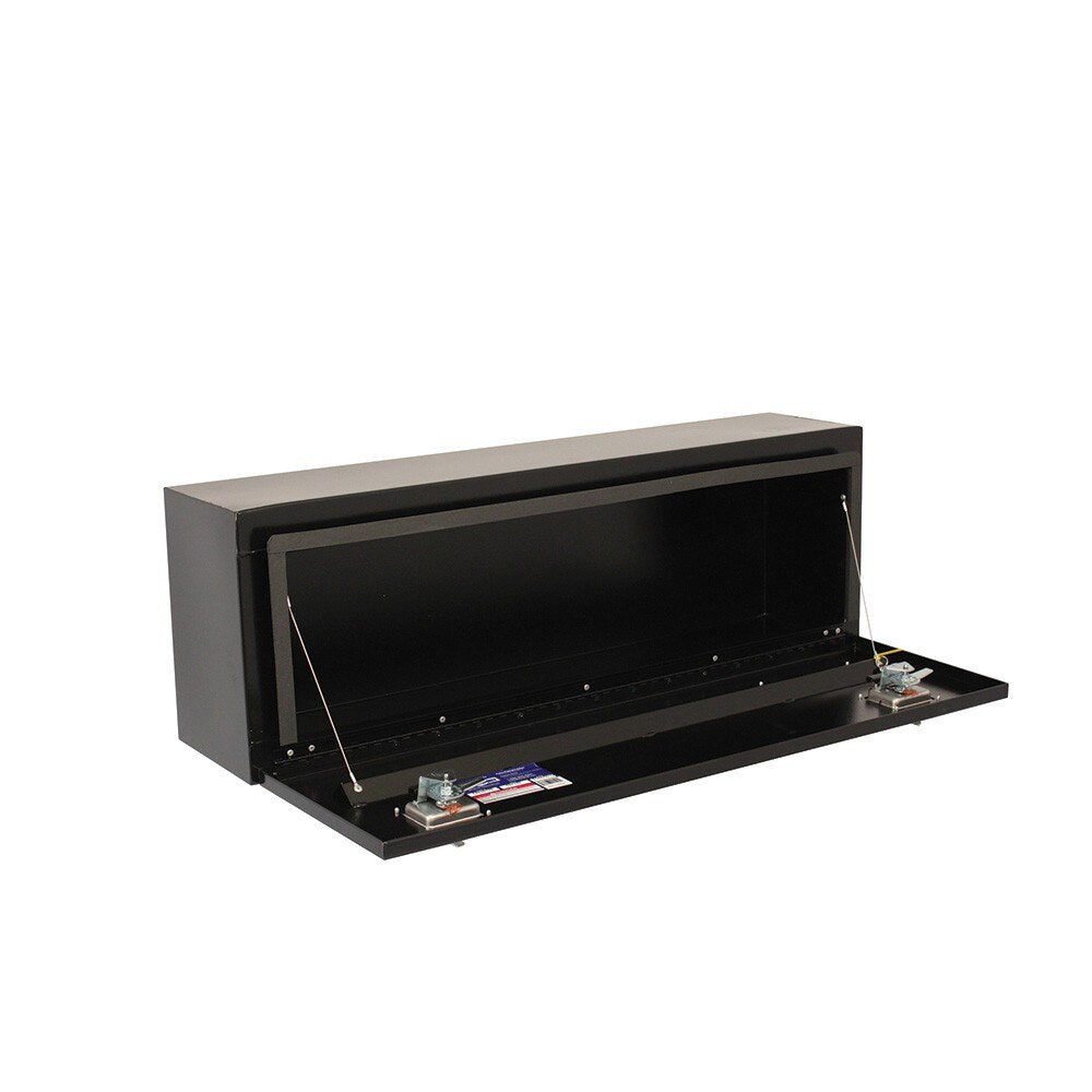 Better Built 64210120 48" Crown Hi-Side Truck Tool Box, Single Door, Steel, Black - 2