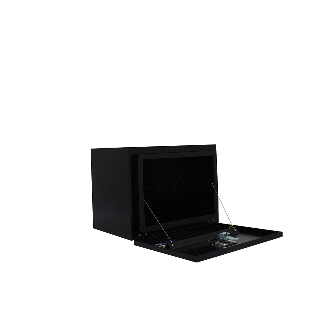 Better Built 65210124 24" Crown Underbed Truck Tool Box, Steel, Black - 2