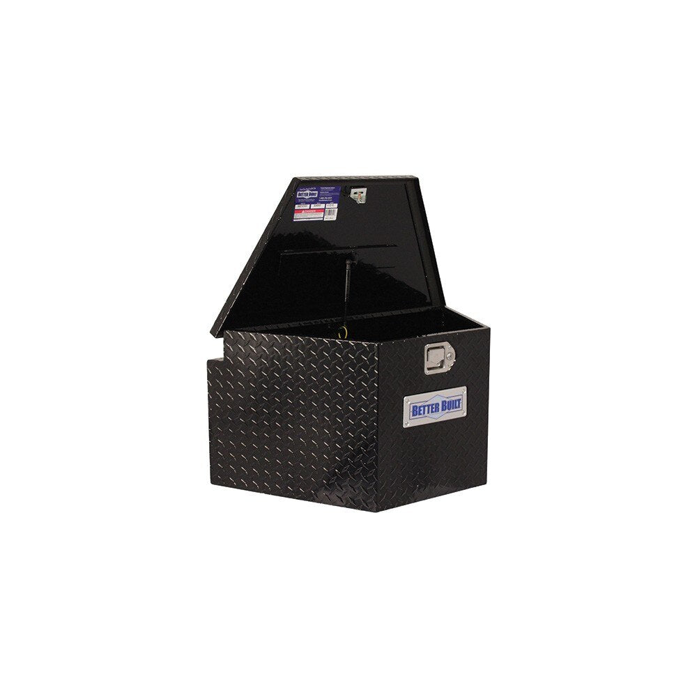 Better Built 66212322 Crown Utility Trailer Tongue Tool Box,"V" Shaped,Short,Gloss Black - 2