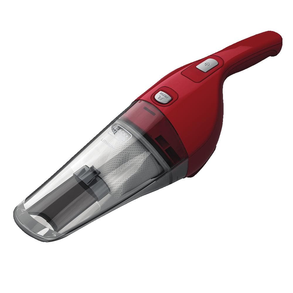 Black & Decker HNV220BCZ26FF 8V Cordless Lithium Chili Red Handheld Vacuum
