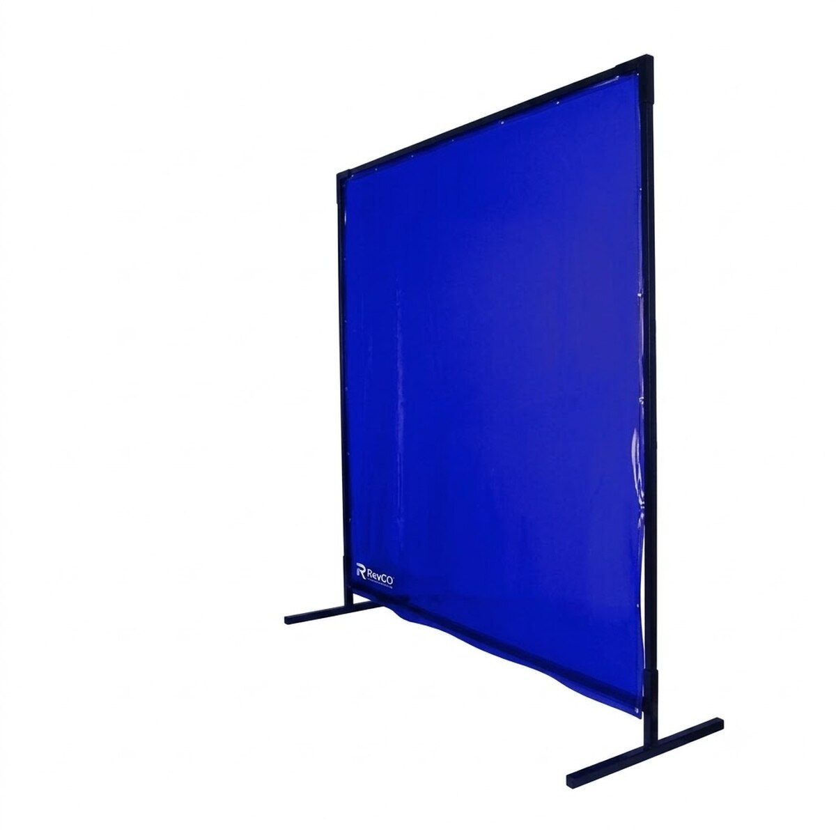 Black Stallion 64-5158SQ 6' x 8' Blue 14 mil Quick Frame Welding Screen