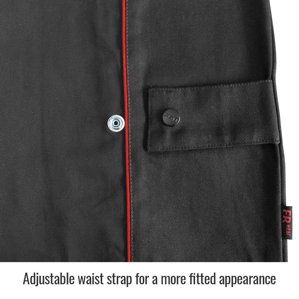 Black Stallion B9C-2X 9 oz FR Cotton Contoured Welding Jacket Black 2X - 3