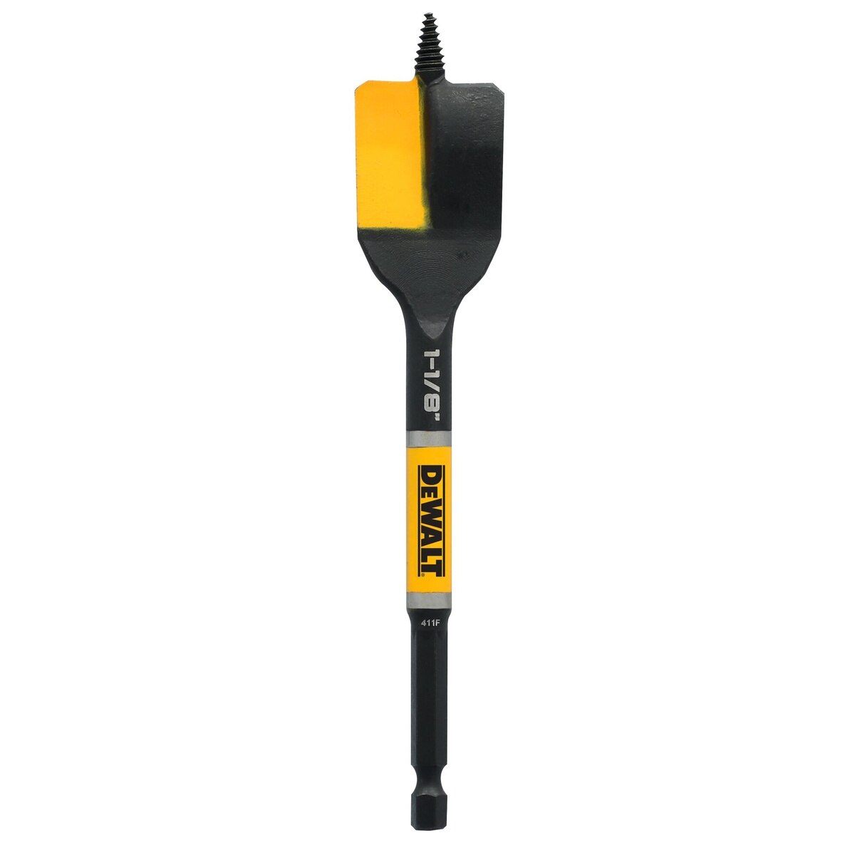 DeWalt DWAWDNS18 1-1/8" x 6" ELITE Nail Cutting Spade Bit for Nail-Embedded Wood Drilling (3 Pack)