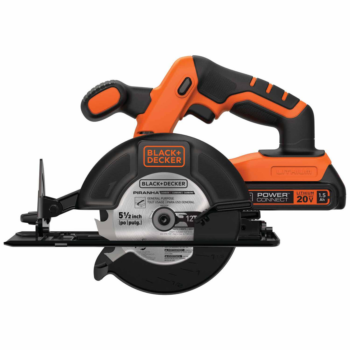Black & Decker BDCCS20C 20V MAX* Variable Speed Cordless Circular Saw - 2