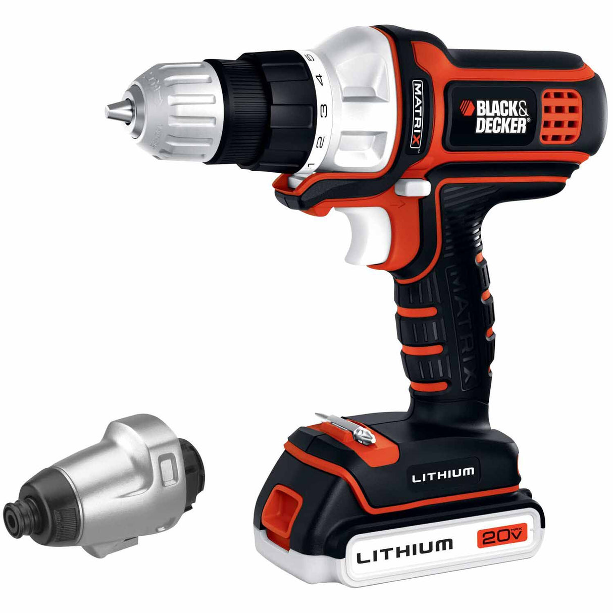 Black & Decker BDCDMT120IA BD 20-volt 3/8-in Cordless Drill with Battery - 2