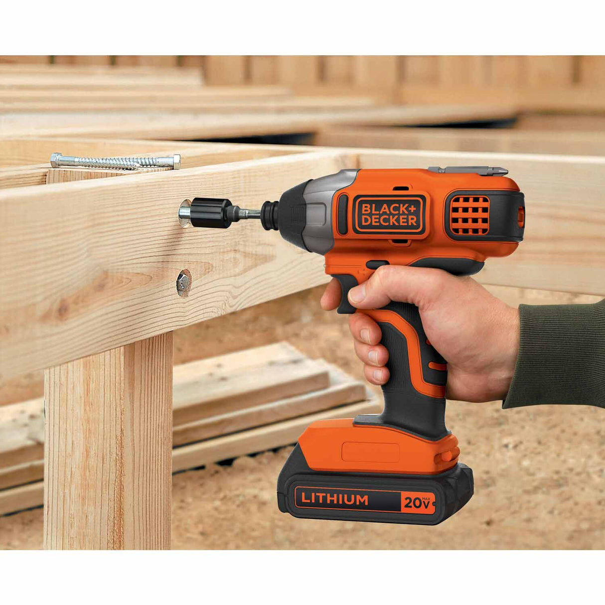 Black & Decker BDCI20C 20V MAX* Lithium Impact Drill (BDCI20C) - 9