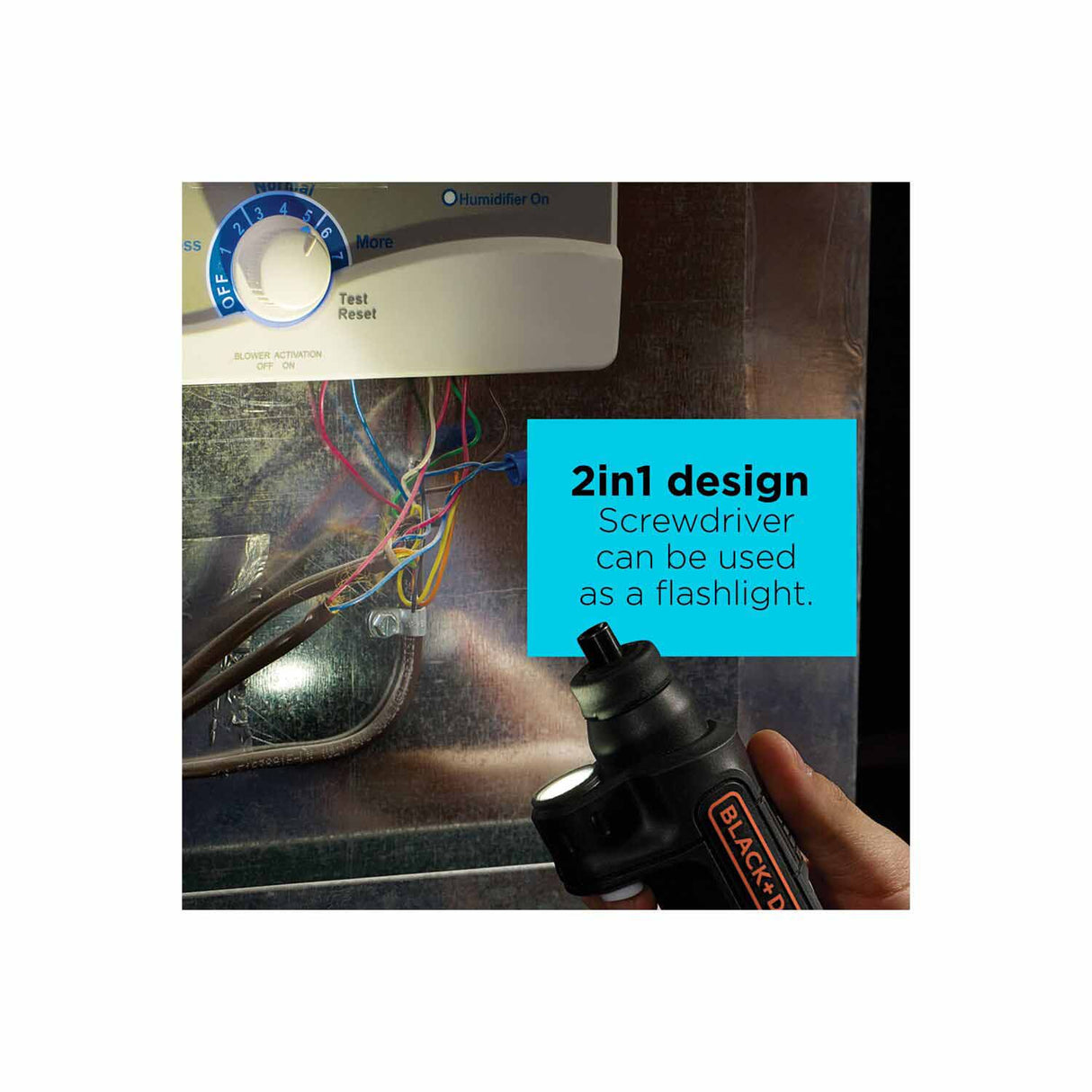 Black & Decker BDCSFL20C 4V MAX Lithium Ion LightDriver Cordless Screwdriver - 7