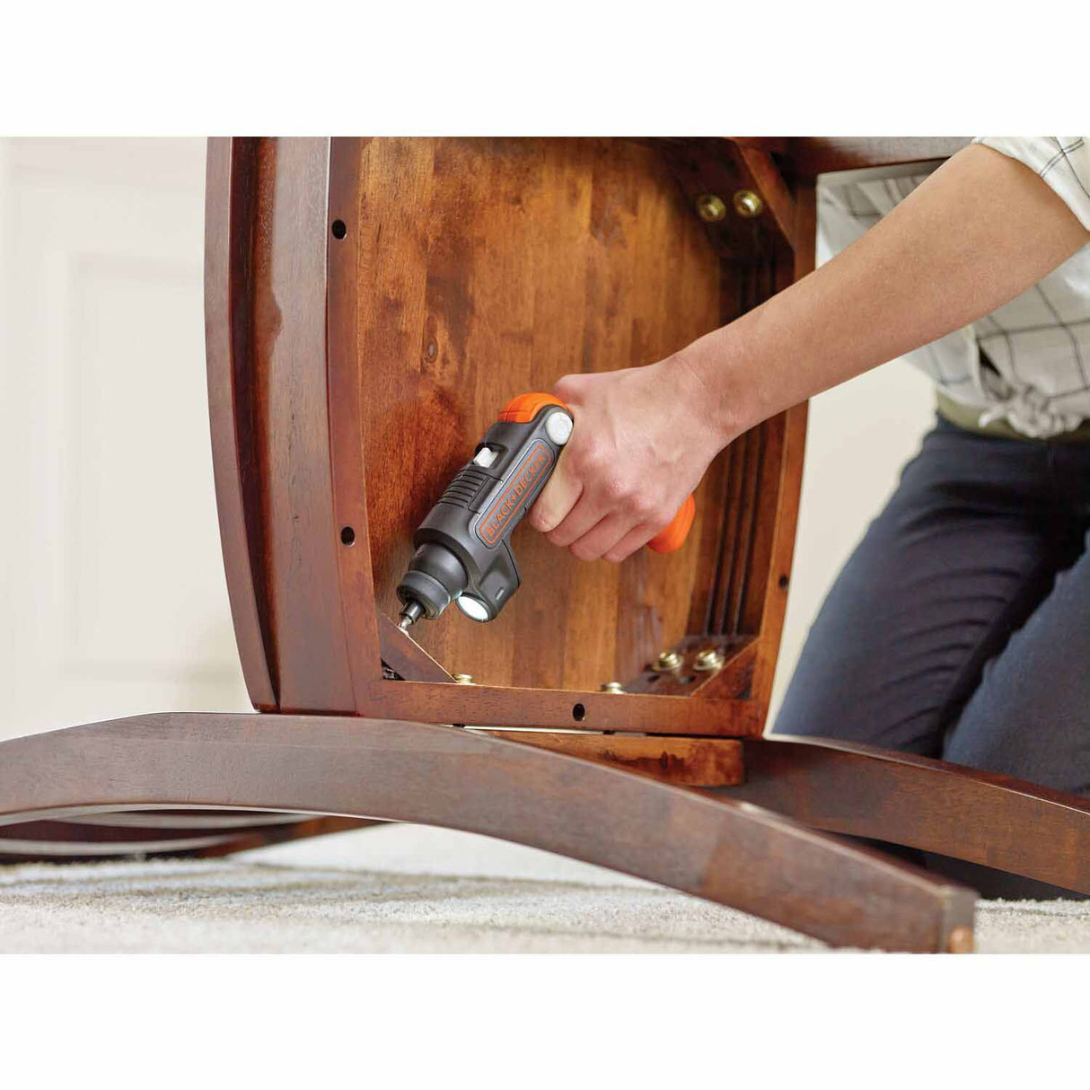 Black & Decker BDCSFL20C 4V MAX Lithium Ion LightDriver Cordless Screwdriver - 12