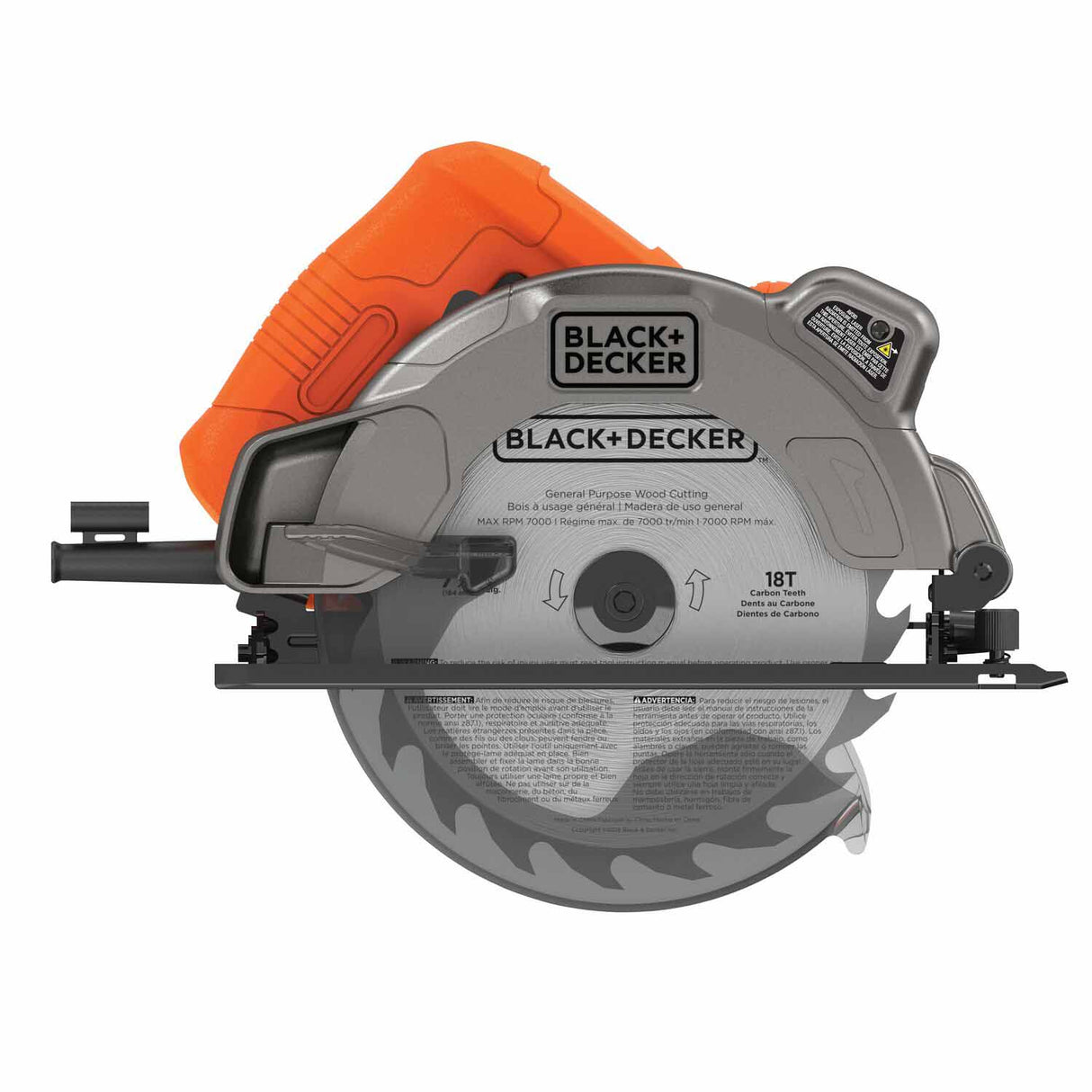 Black & Decker BDECS300C 13-Amp 7-1/4-in Corded Circular Saw - 2