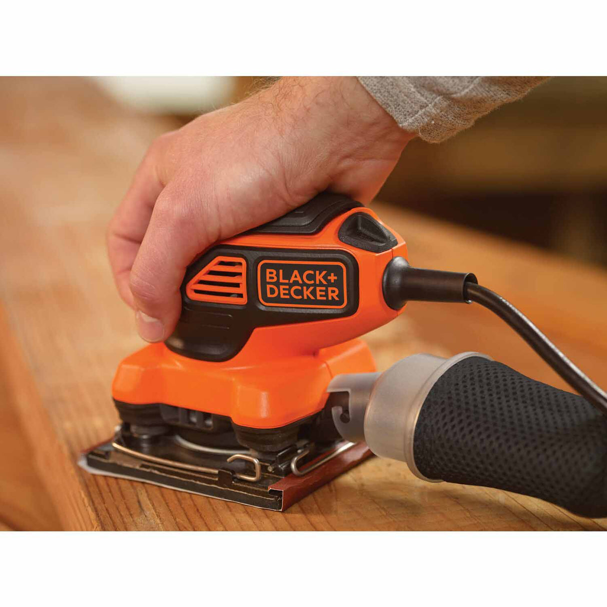 Black & Decker BDEQS300 1/4 Sheet Orbital Sander with Paddle Switch Actuation - 7
