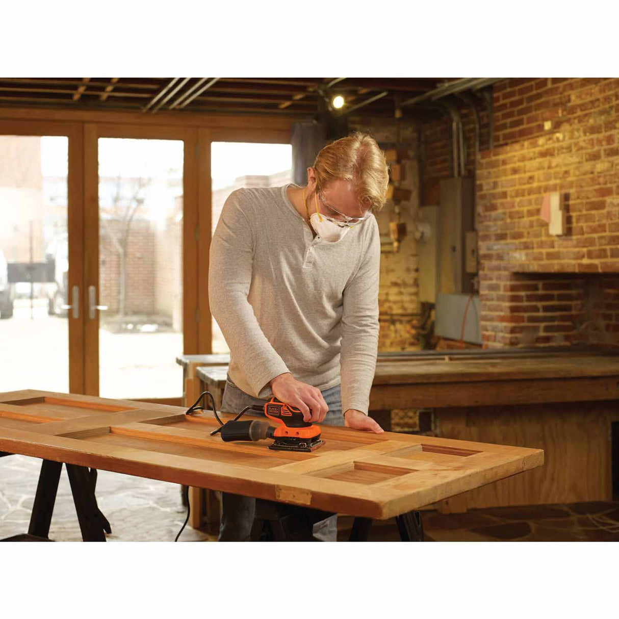 Black & Decker BDEQS300 1/4 Sheet Orbital Sander with Paddle Switch Actuation - 9