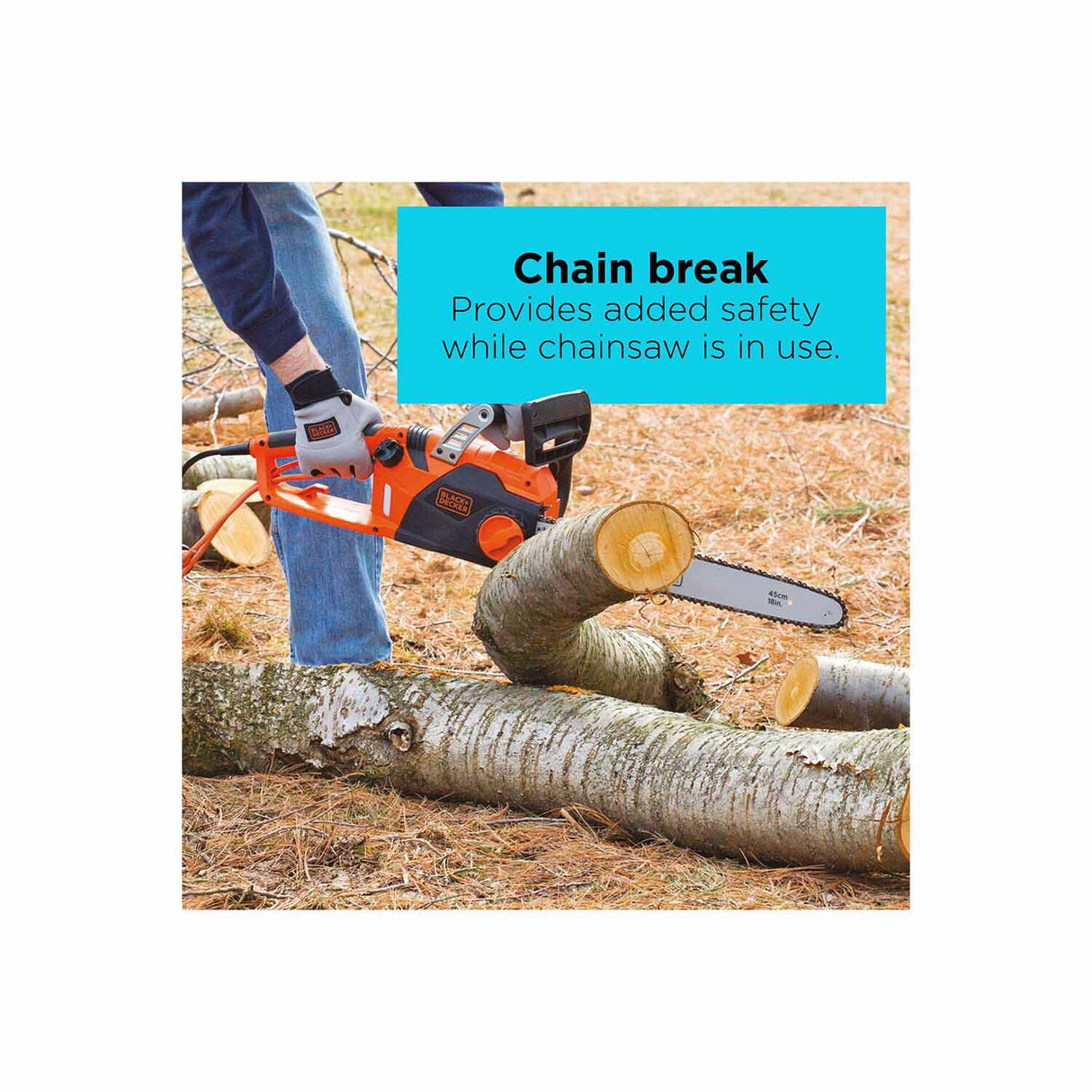 Black & Decker CS1518 15 Amp 18 in. Chainsaw (CS1518) - 8