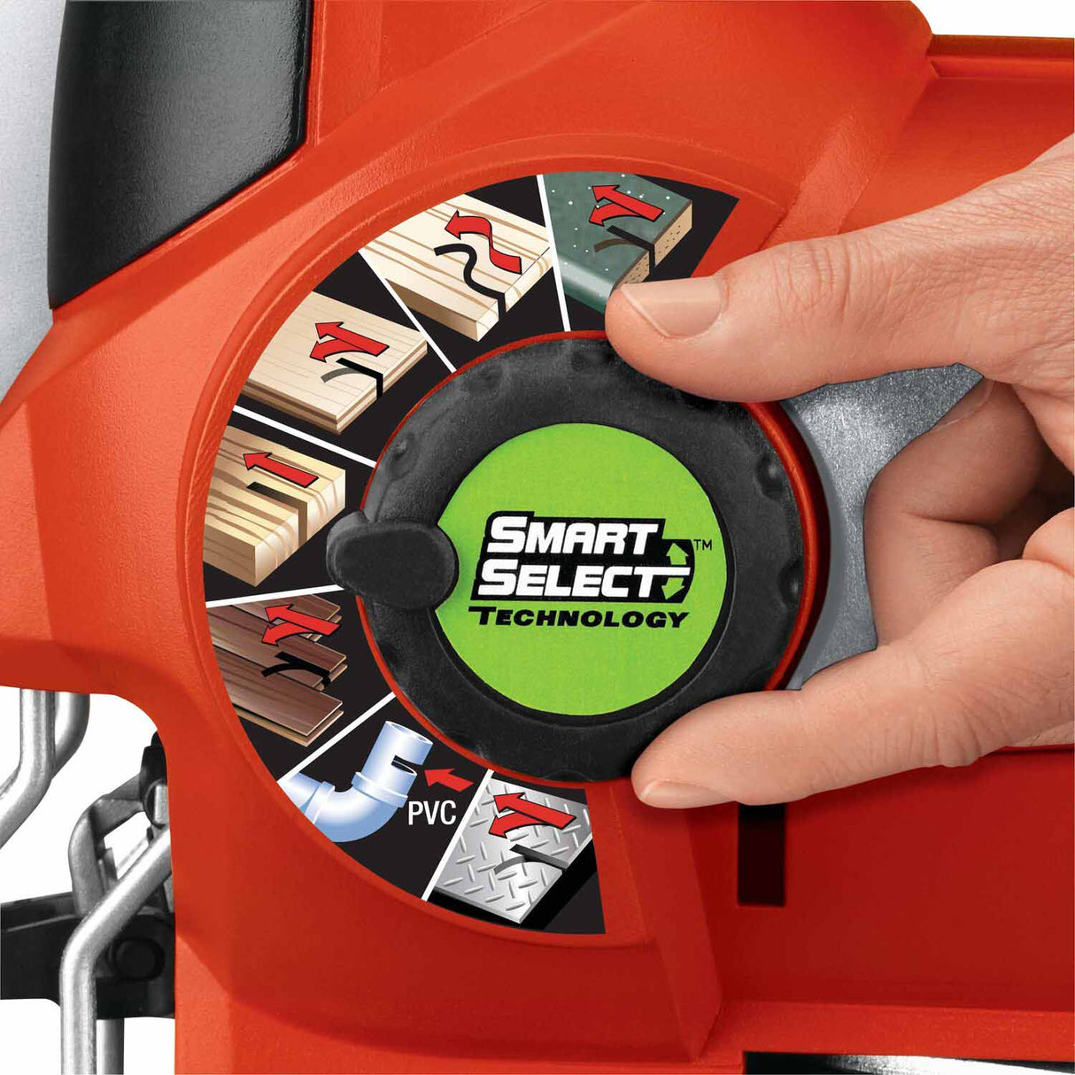 Black & Decker JS670V Line Finder Orbital Jigsaw with Smart Select Technology - 6