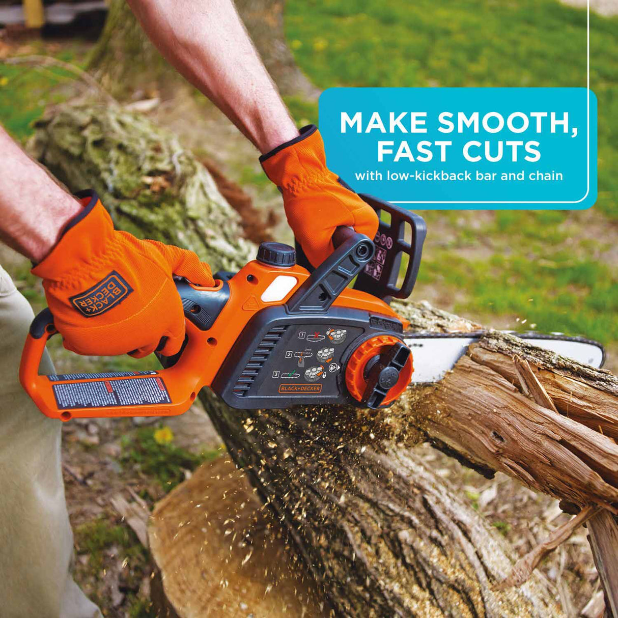 Black & Decker LCS1240 40V MAX* Lithium 12 in. Chainsaw (LCS1240) - 6