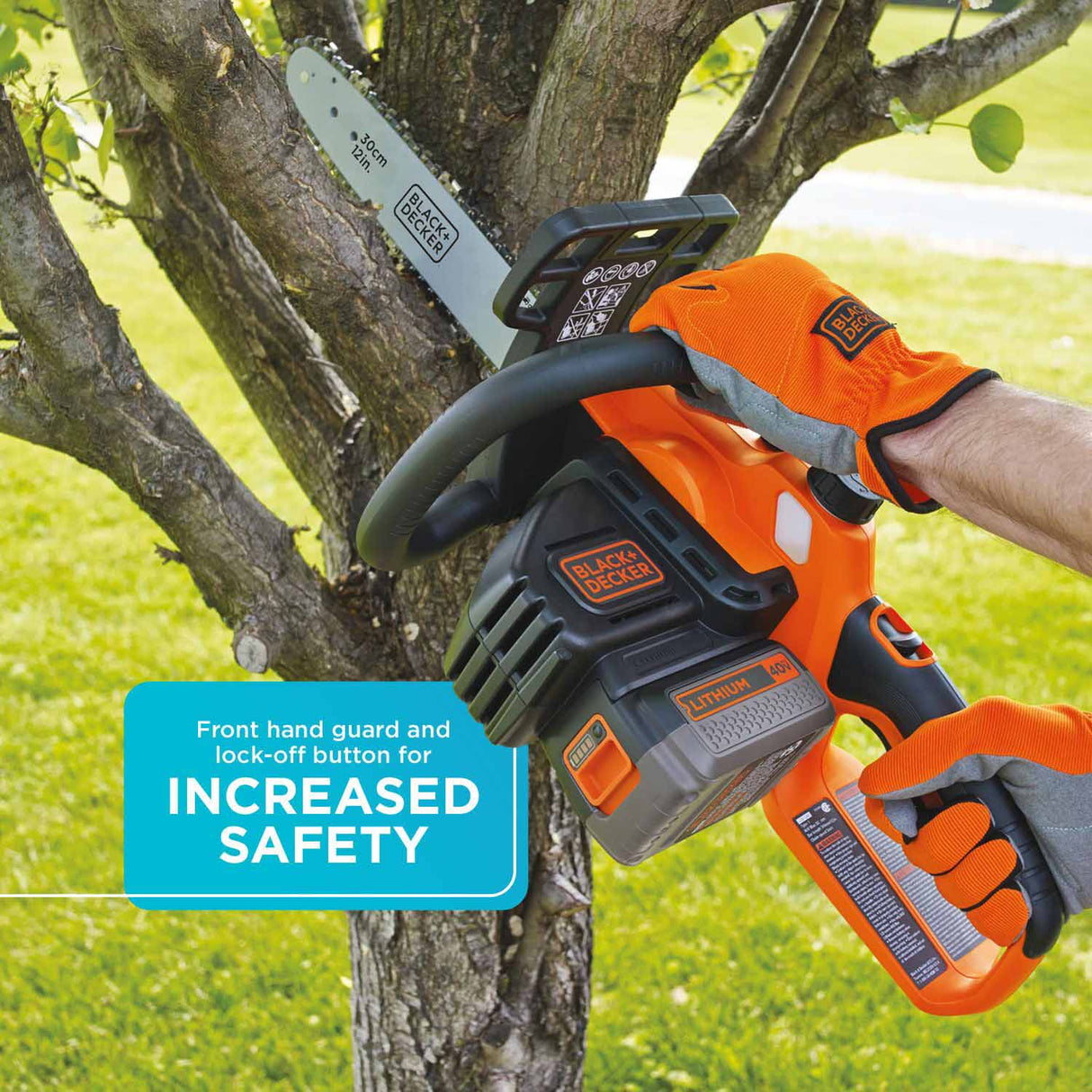 Black & Decker LCS1240 40V MAX* Lithium 12 in. Chainsaw (LCS1240) - 8