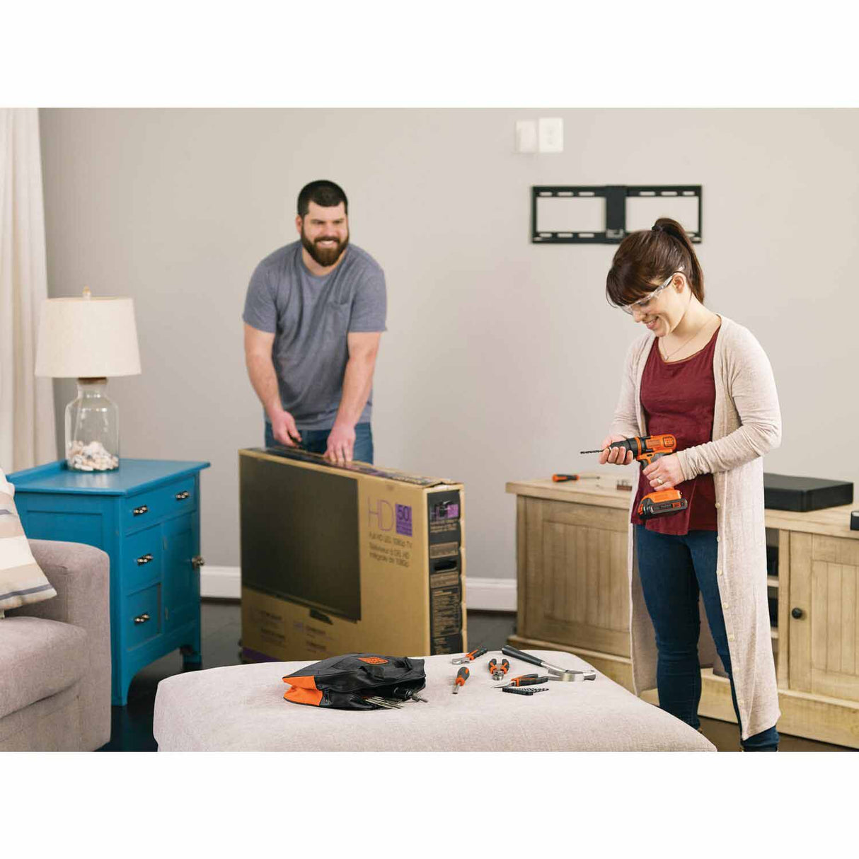 Black & Decker LDX50PK 20V MAX* Compact Lithium-Ion Cordless Drill with 44pc (LDX50PK) - 4