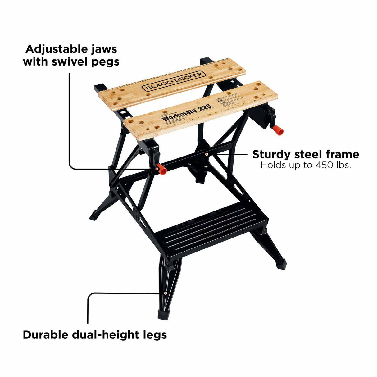 Black & Decker WM225 Workmate® 225 Portable Project Center - 2