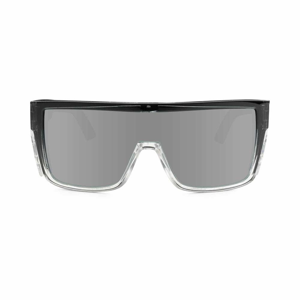 Bomber Eyewear BZ104 Buzz Safety Silver Mirror ANSI Z87+ Sunglasses with Removable Side Shields - 2