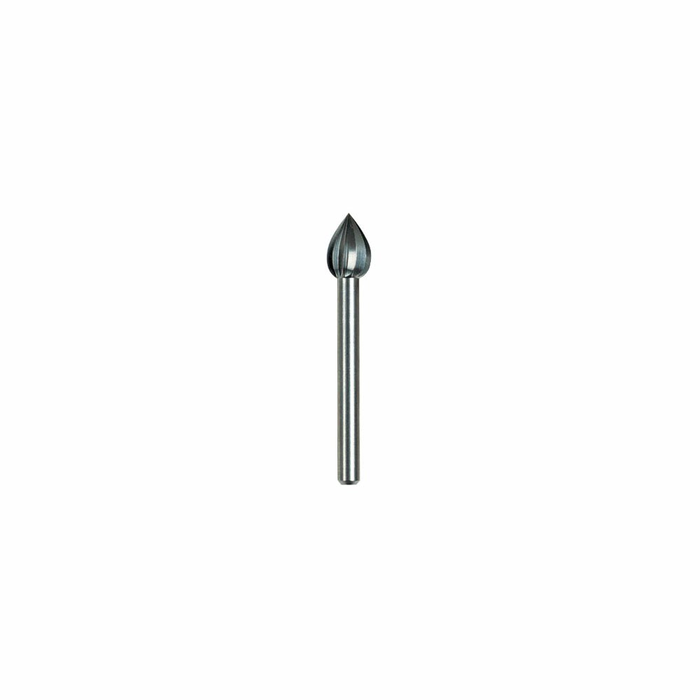 Bosch 121 1/4" High Speed Steel Flame Carving Bit for Wood Plastic and Soft Metals