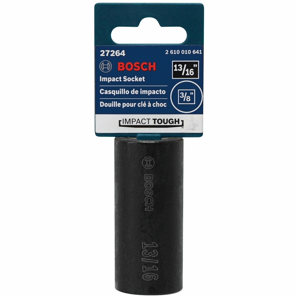 Bosch 27264 13/16" Impact Tough Deep Well Socket with 3/8" Shank Pack - 2