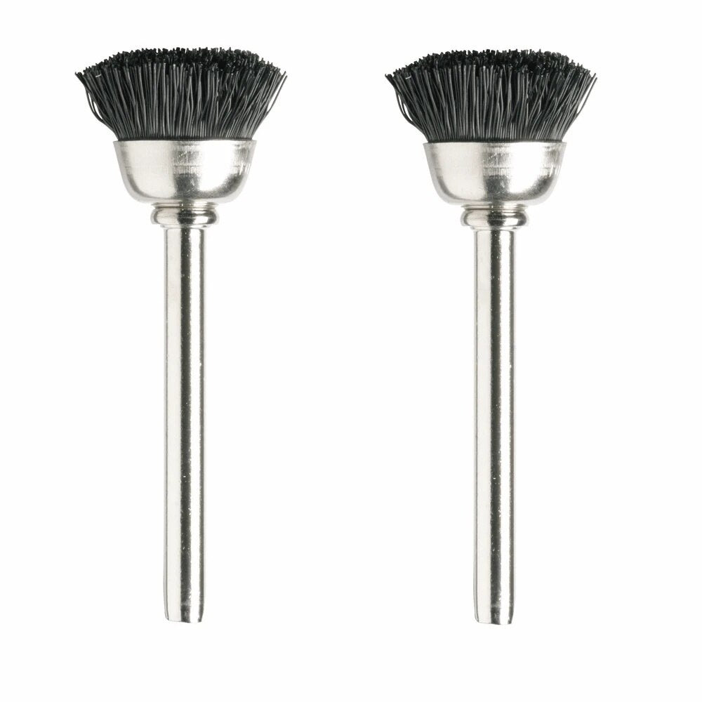 Bosch 404-02 1/2" Nylon Bristle Brushes for Cleaning and Polishing (2 Pack)
