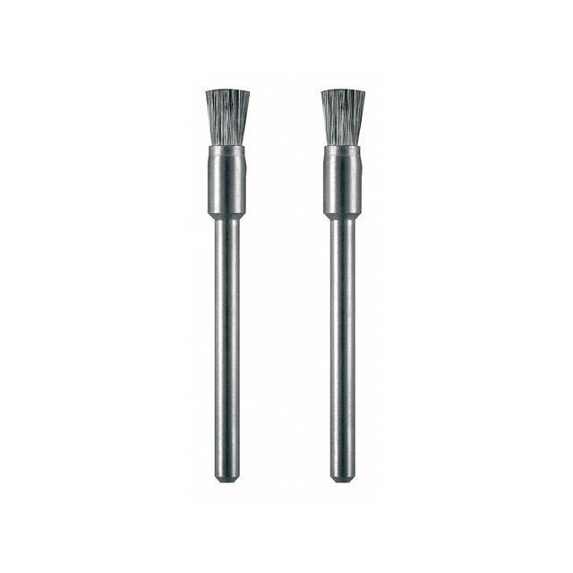 Dremel 443-02 1/8" Carbon Steel Brushes, 2 Pack