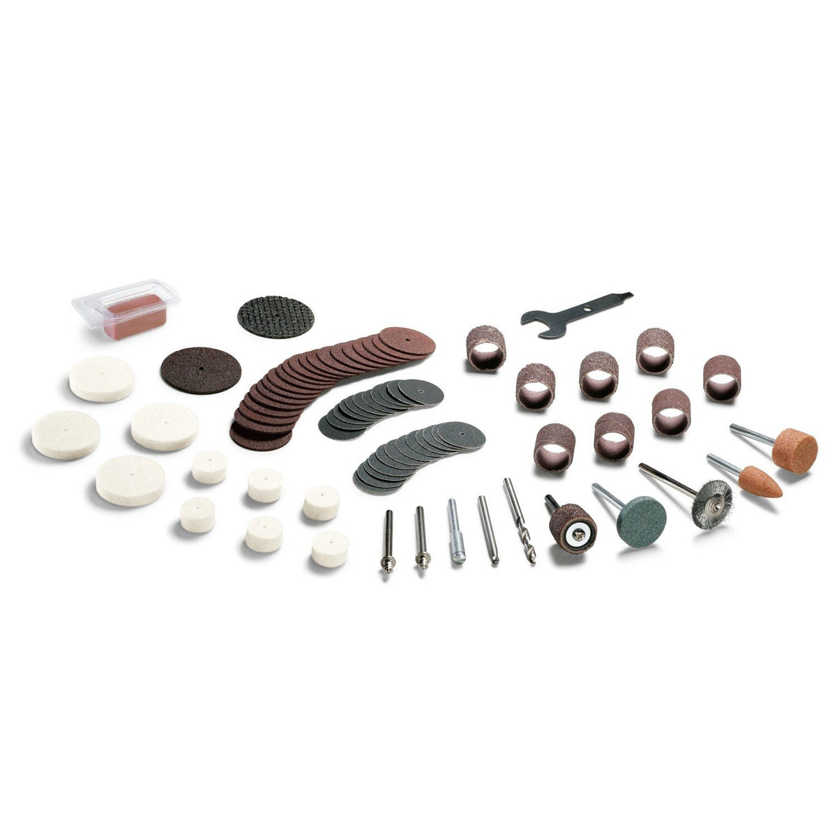 Bosch 707-01 Rotary Tool Accessory Kit with Storage Tin and Assorted Bits (75 Pack) - 2