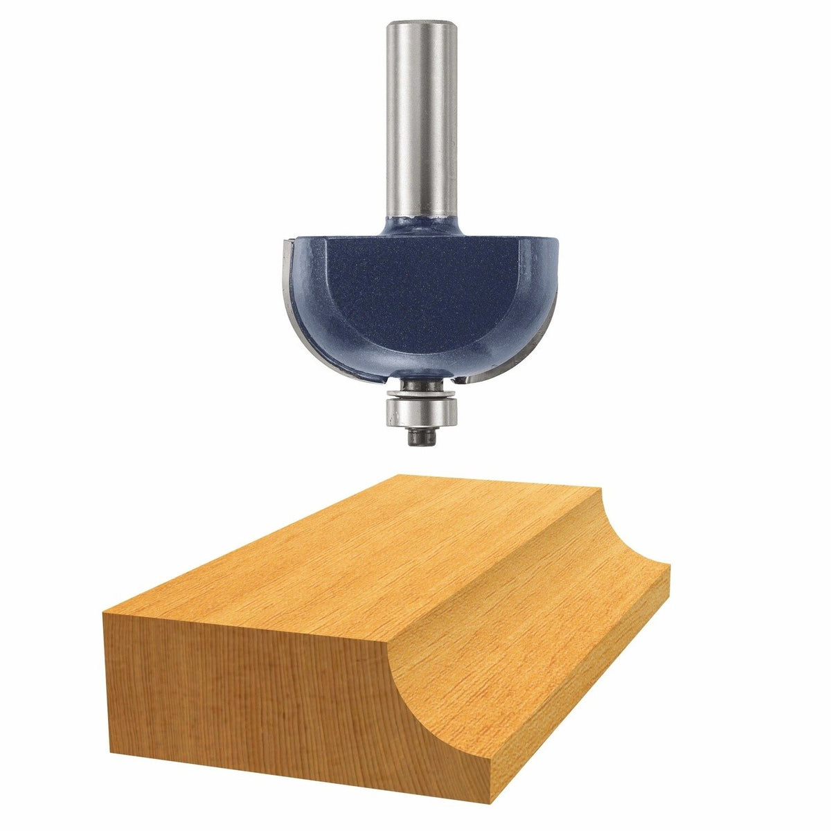 Bosch 84437M 0.75" x 1" Carbide Tipped Cove Router Bit with Bearing