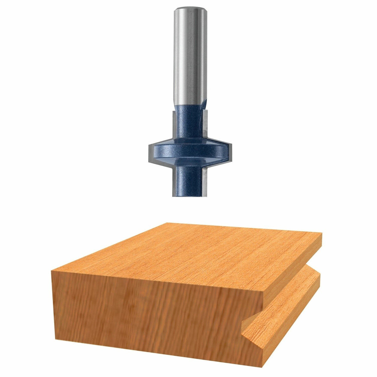 Bosch 84510M 1-1/4" x 1-1/4" Carbide Tipped Wedge Groove Router Bit with 1/2" Shank