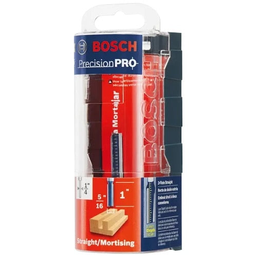 Bosch 85224MC 5/16" x 1 " Carbide-Tipped Double-Flute Straight Router Bit