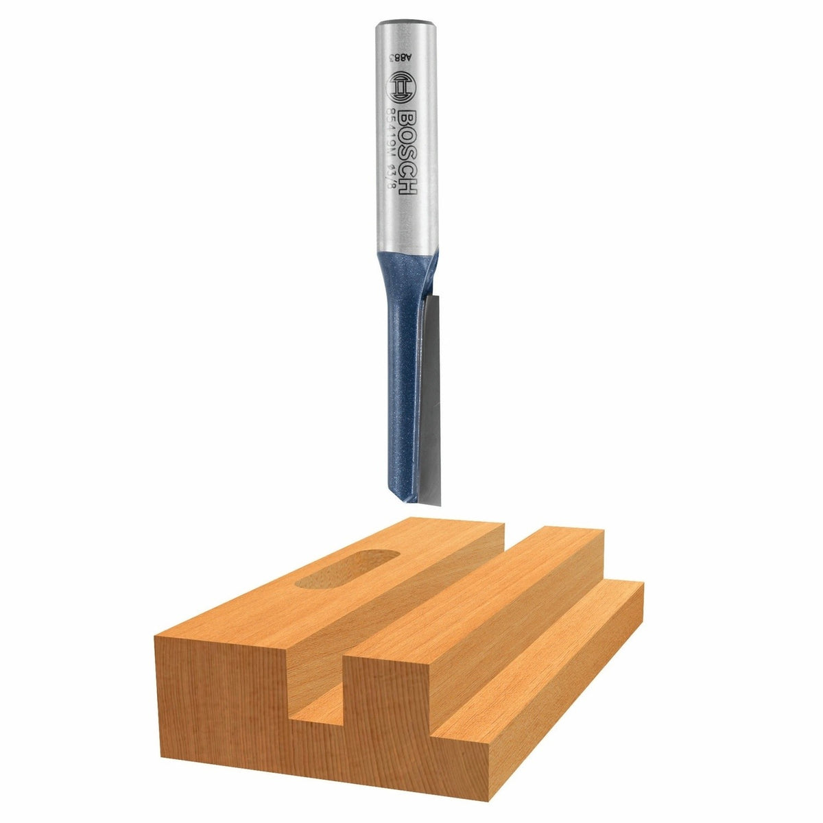 Bosch 85410M 1/4" x 1" Carbide Tipped 1-Flute Straight Router Bit
