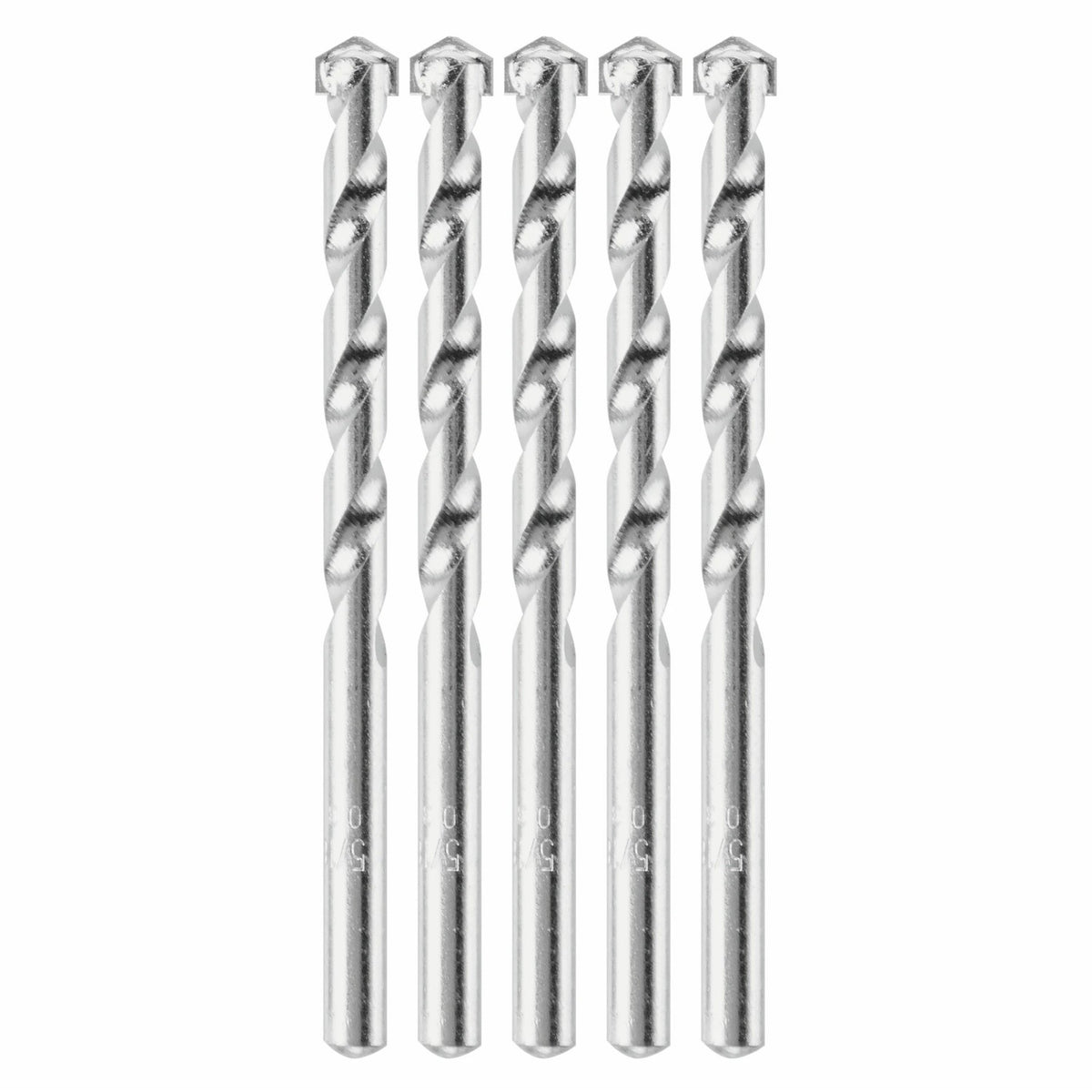 Bosch BM5210 5/16" x 2" x 4" Fast Spiral Rotary Masonry Drill Bits (5 Pack)
