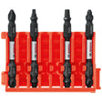 Bosch CCSDEV2504 4-Pc Phillips, Square and Torx 2.5" Double-Ended Bits