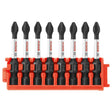 Bosch CCSPH2208 8-Pc Impact Tough Phillips P2 2" Power Bits with Clip
