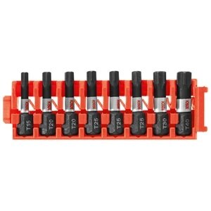 Bosch CCSTV108 Impact Tough Torx 1" Insert Bits with Clip for Custom Case System (8 Pack)