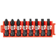 Bosch CCSV108 8-Pc Impact Tough Phillips, Square and Torx 1" Insert Bits