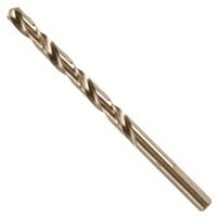 Bosch CO2143B 1/4" x 4" Cobalt M42 Twist Drill Bit for Stainless Steel and Metal