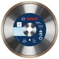 Bosch DB769 7" Continuous Rim Diamond Blade for Glass and Ceramic Tile