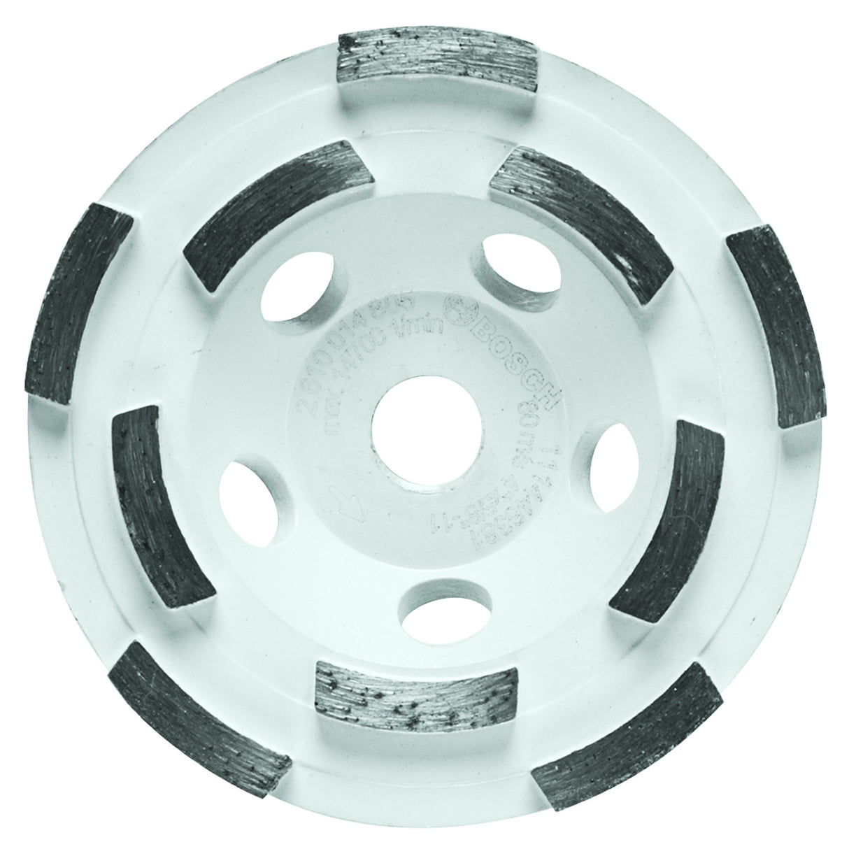 Bosch DC410HD 4 In. Double Row Segmented Diamond Cup Wheel