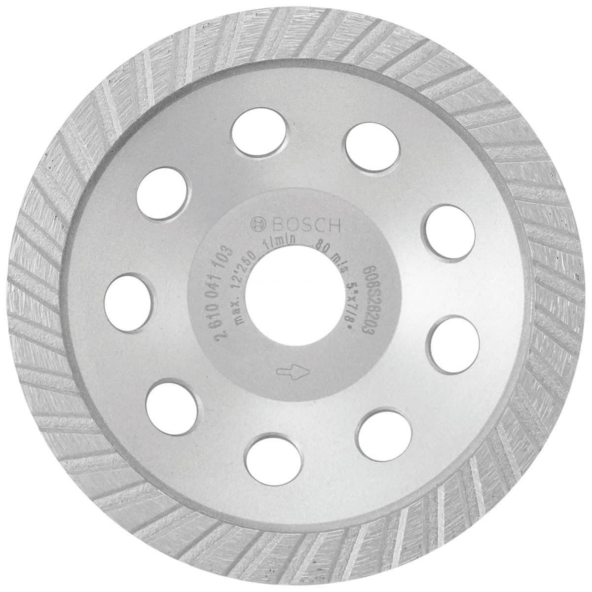 Bosch DC530SG 5 In. Turbo Diamond Cup Wheel for Concrete