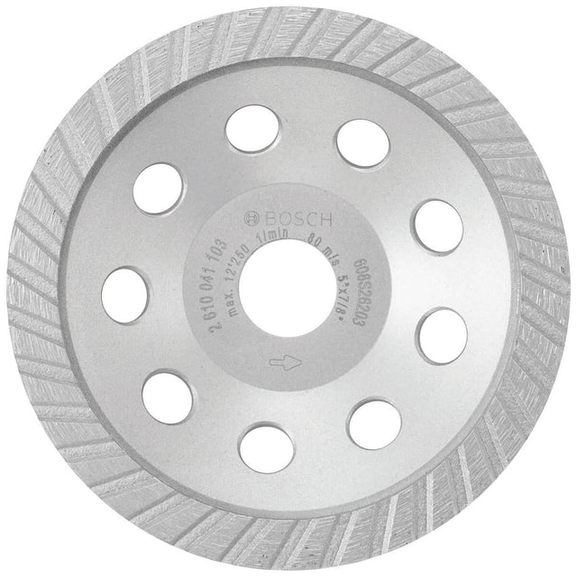 Bosch DC530SG 5 In. Turbo Diamond Cup Wheel for Concrete