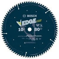Bosch DCB1080 10" 80 Tooth Edge Circular Saw Blade for Extra Fine Finish