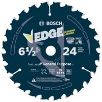 Bosch DCB624 6-1/2" 24 Tooth Edge Circular Saw Blade for General Purpose
