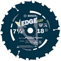 Bosch DCB718B25 7-1/4" 18 Tooth Edge Circular Saw Blade for Fast Wood and Plywood Cuts (25 Pack)